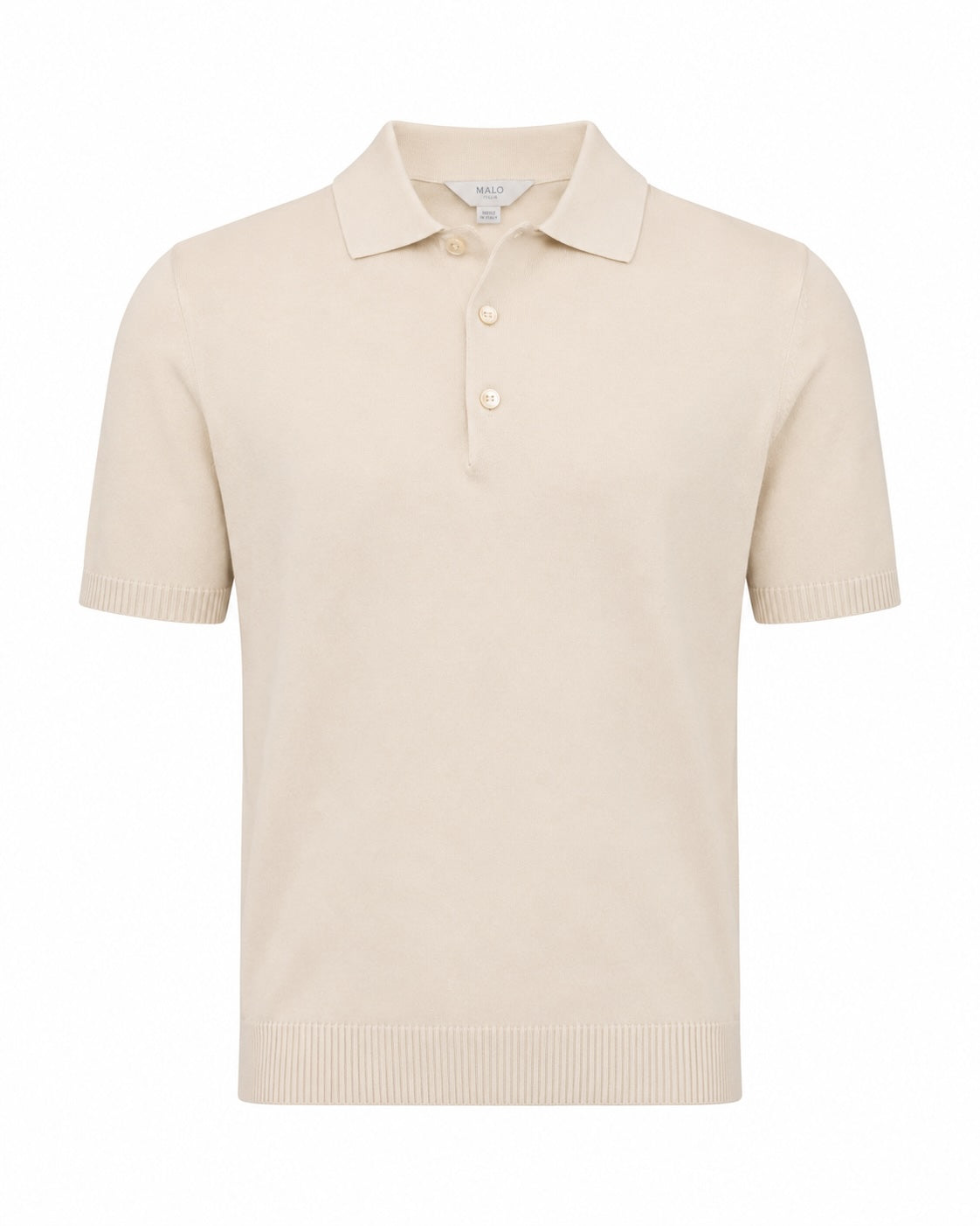 Strickpolo Baumwolle Slim Fit