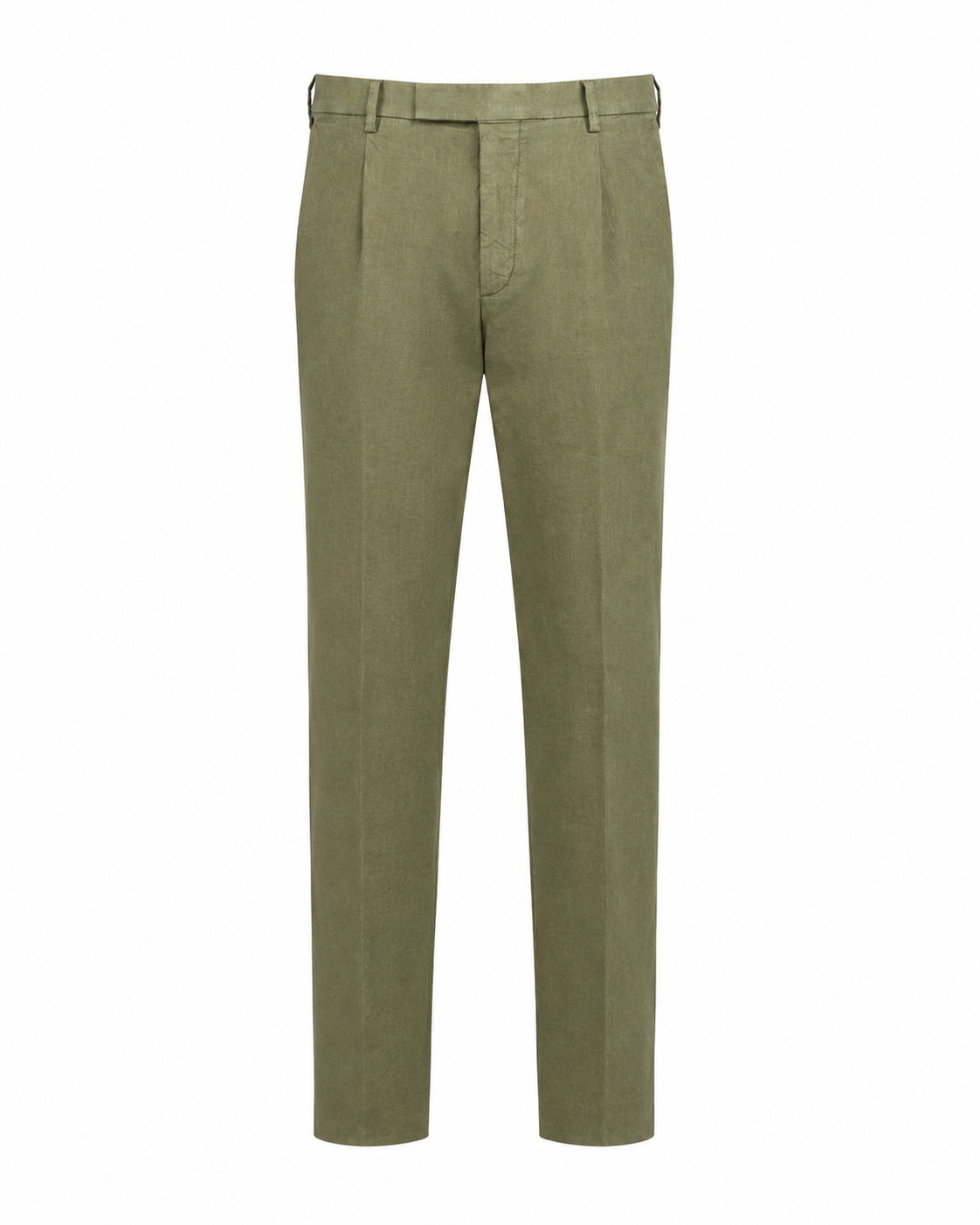 Silvio trousers, cotton linen, relaxed fit with pleats