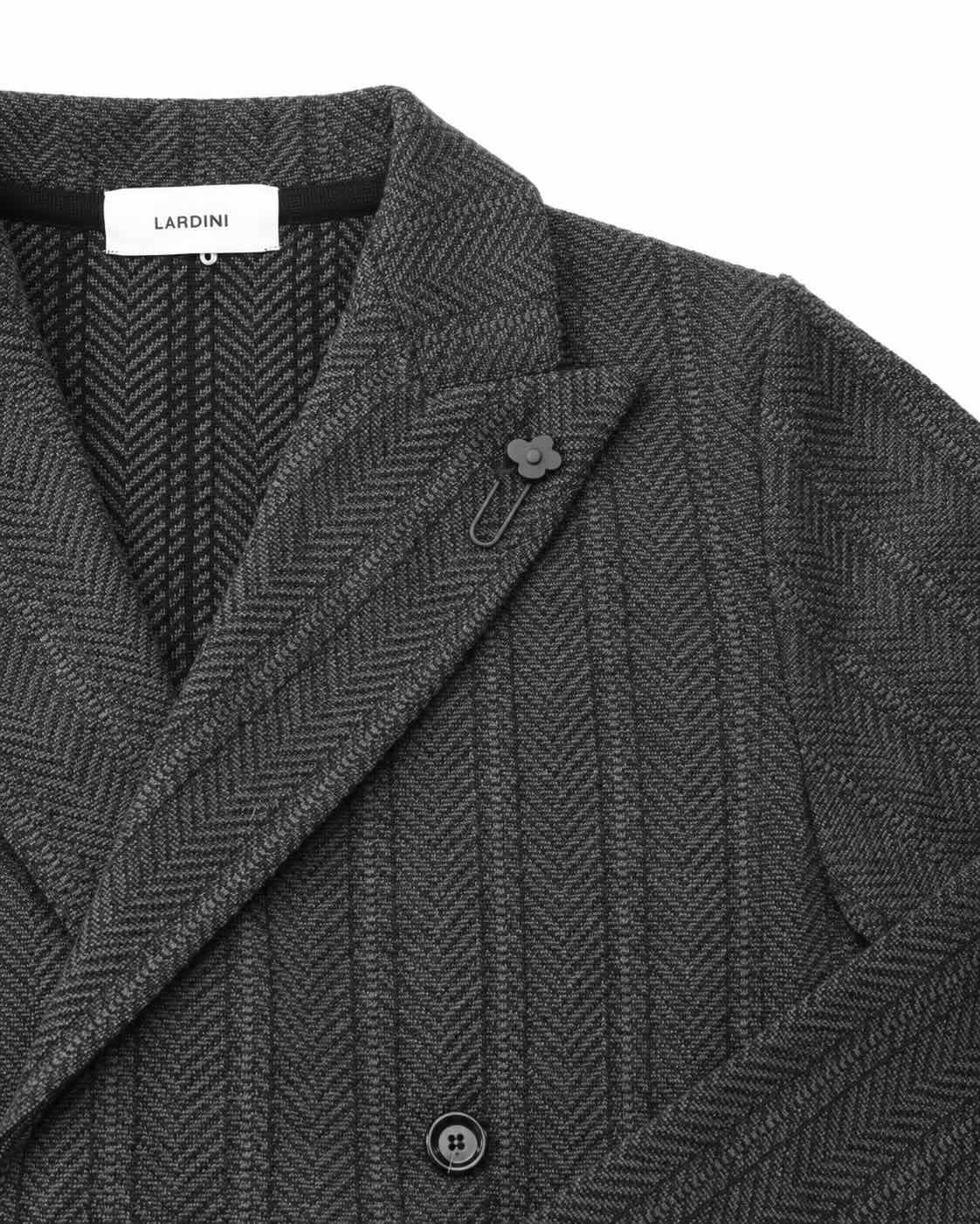 Double-breasted virgin wool blazer