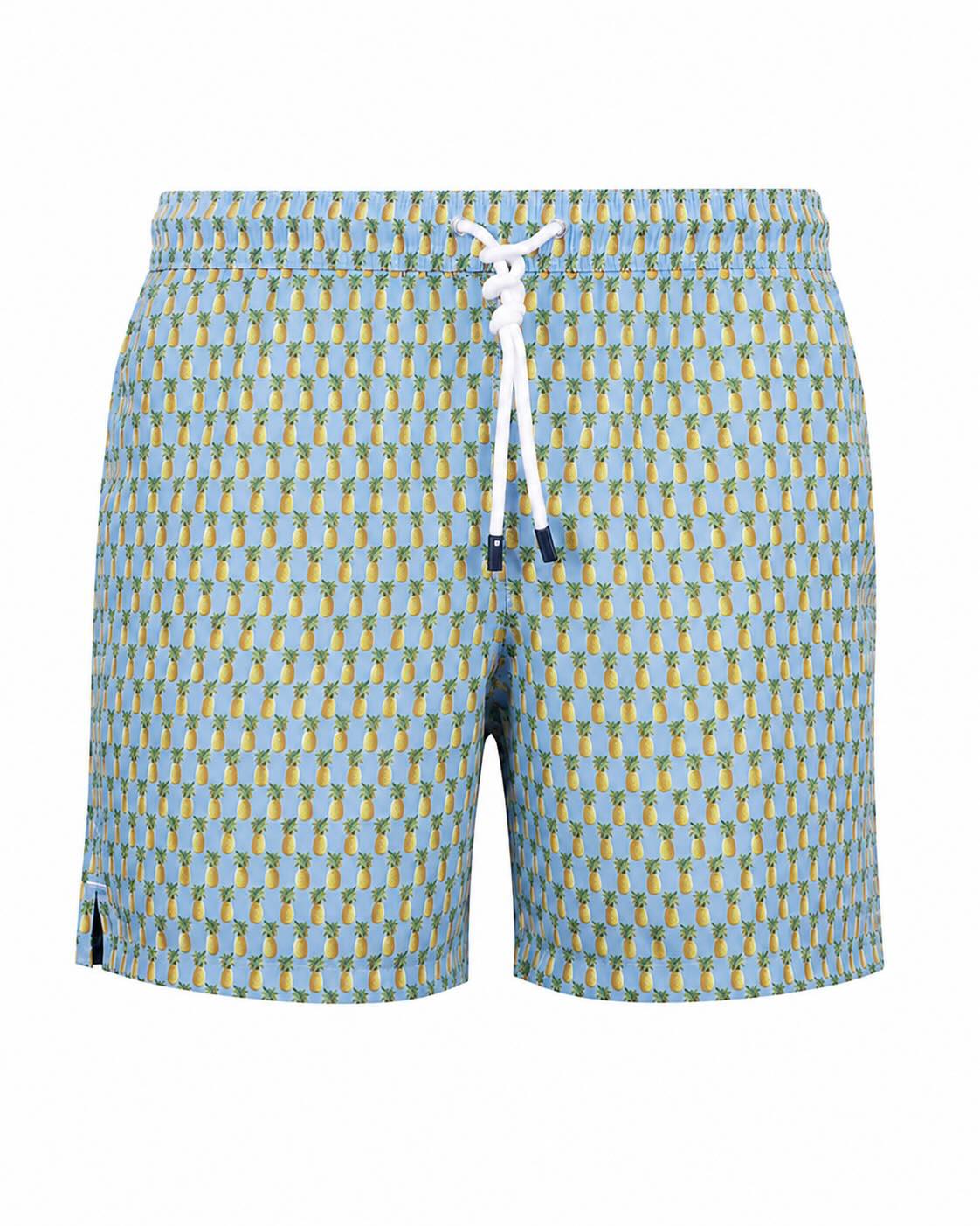Airstop slim fit swim shorts with all-over print