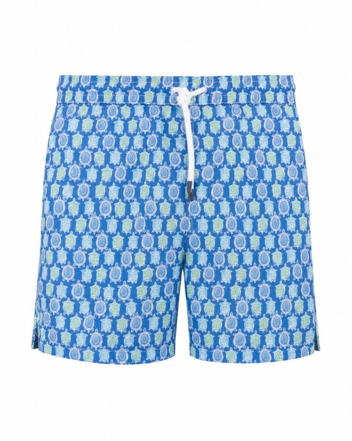 Airstop slim fit swim shorts with all-over print