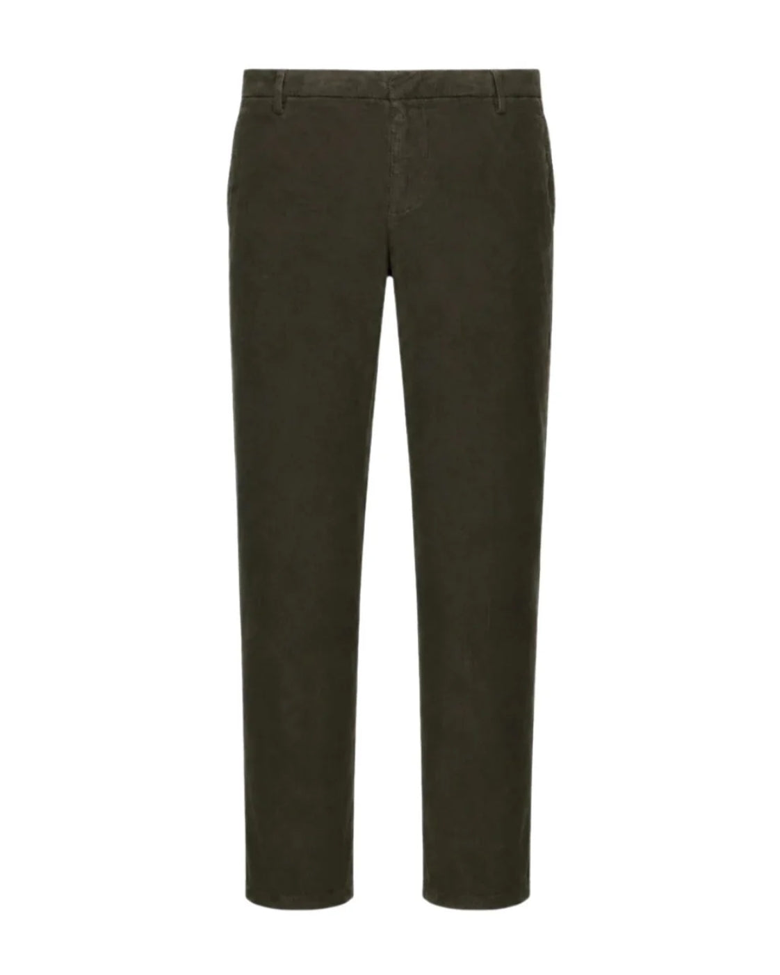 Cordhose aus Baumwolle in Olive