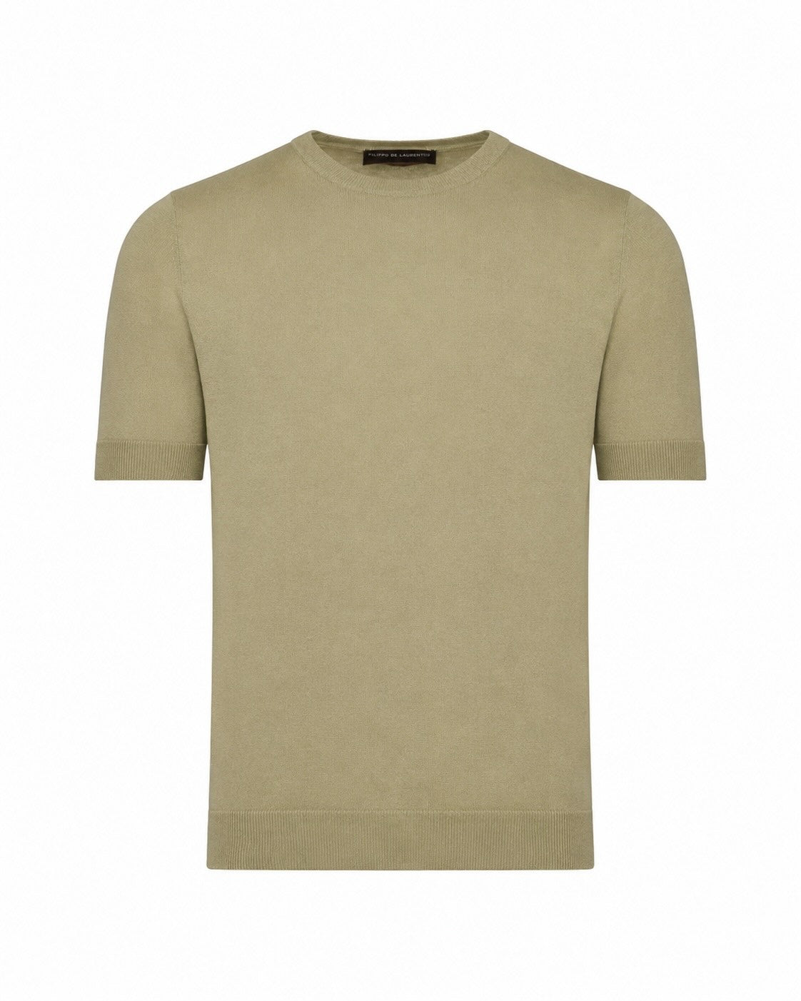 Silk linen blend T-shirt, slim fit