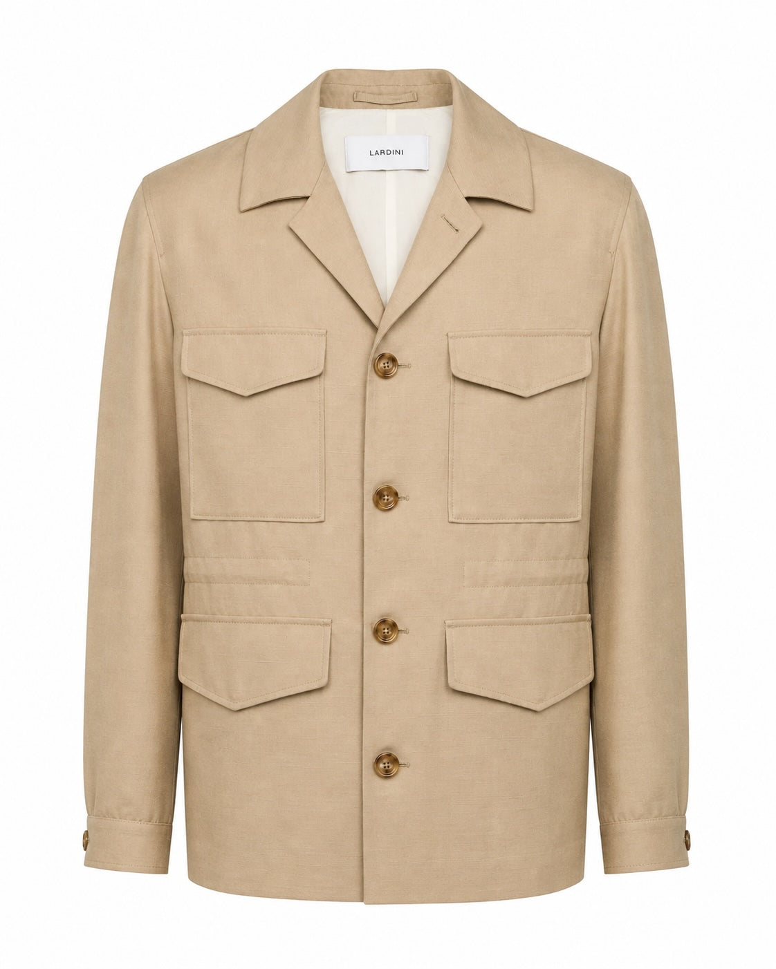 Safari Jacke Viskose Seide Relaxed Fit