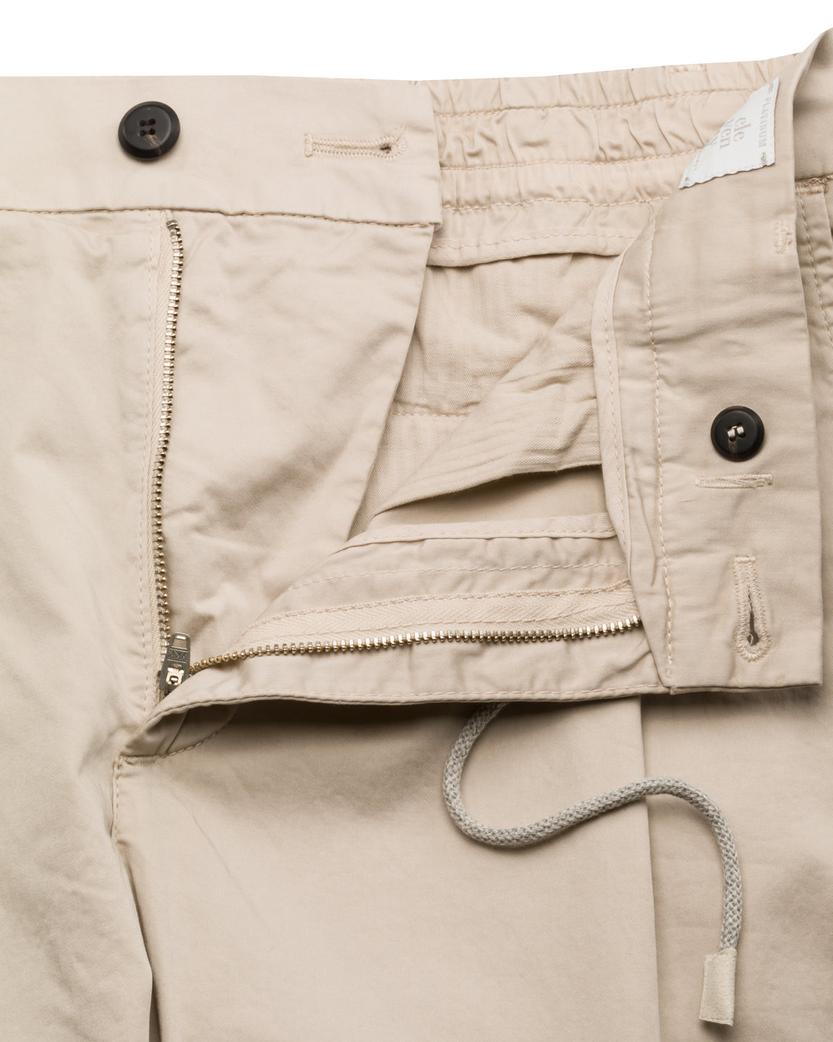 Satin Cotton Jog Pants Relaxed Slim Fit