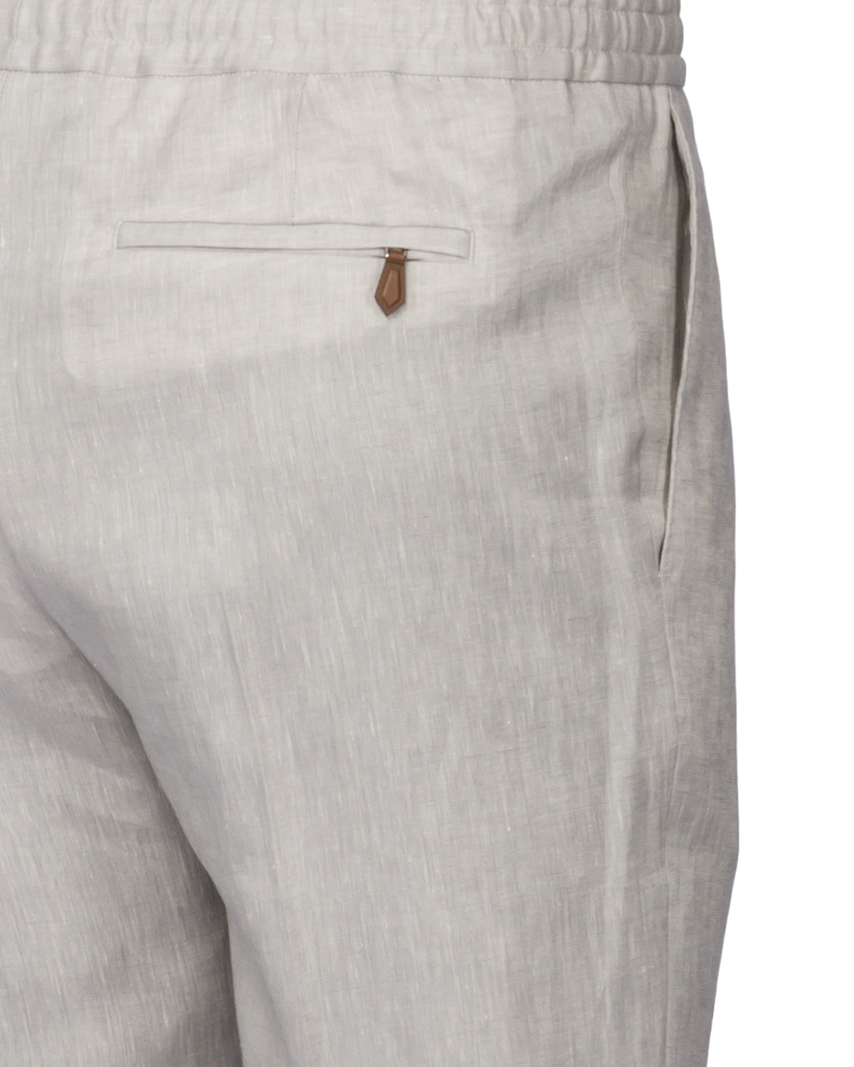 Linen Joggers Slim Fit Pleated