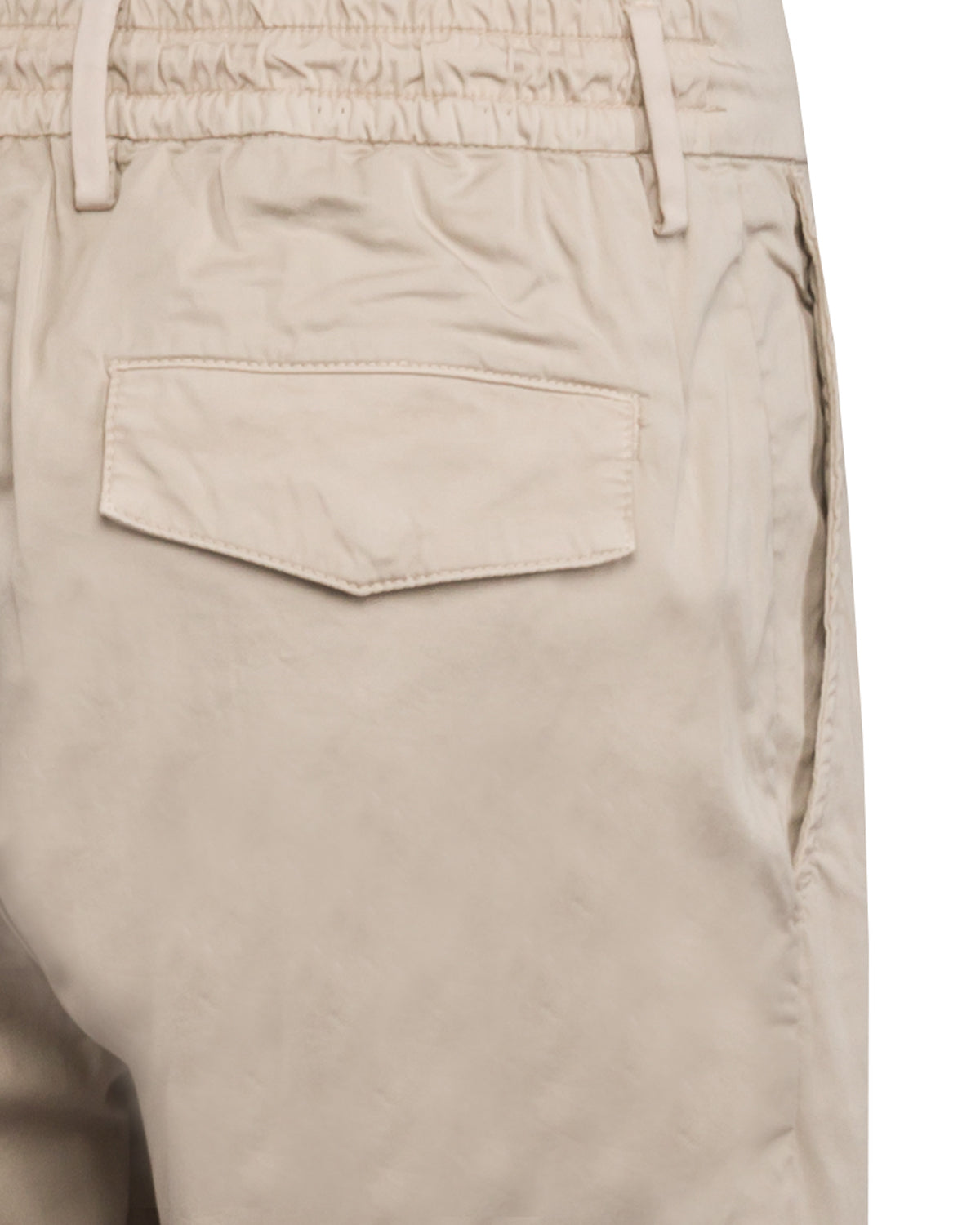 Satin Cotton Jog Pants Relaxed Slim Fit
