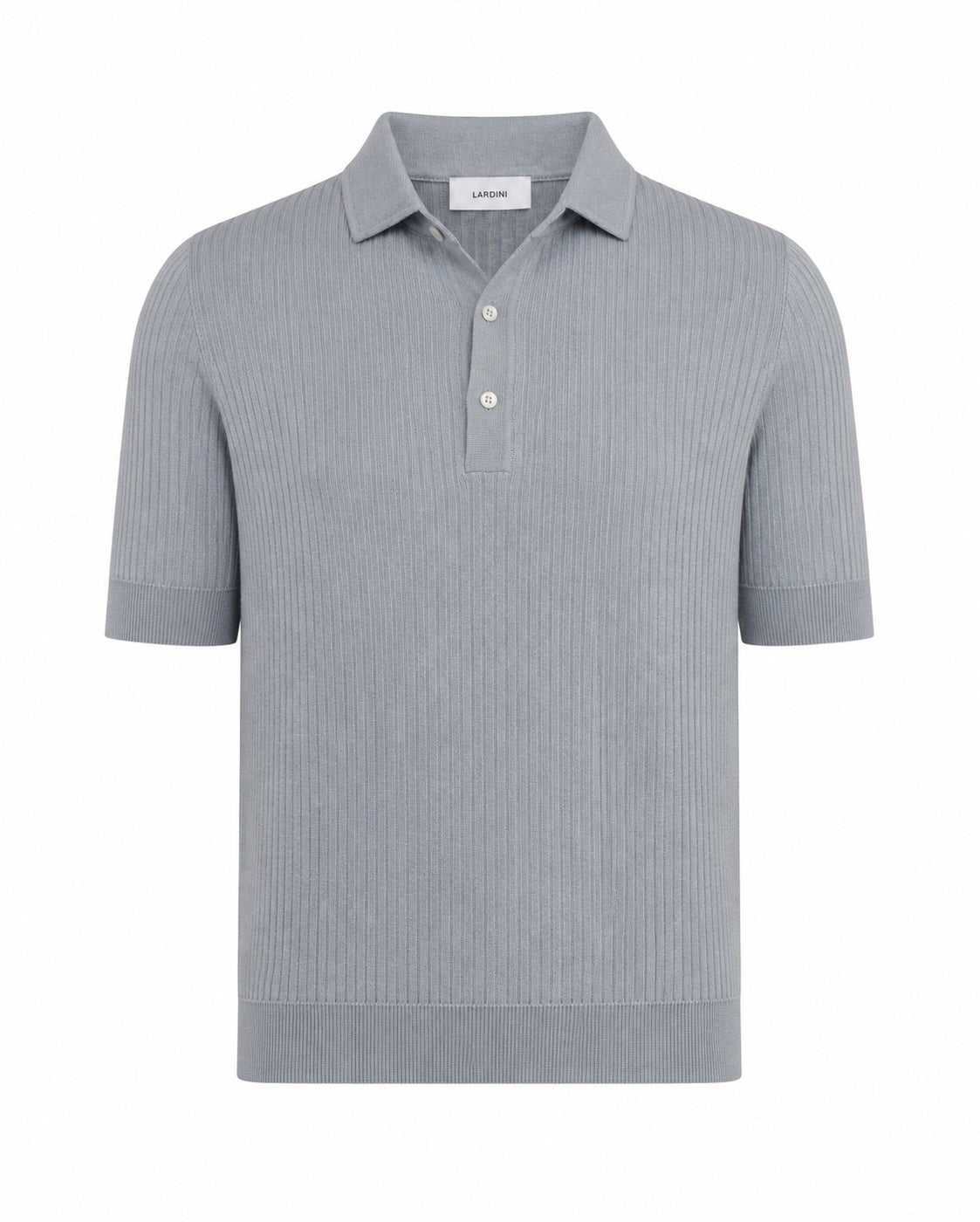 Strickpolo Leinen Baumwolle Slim Fit