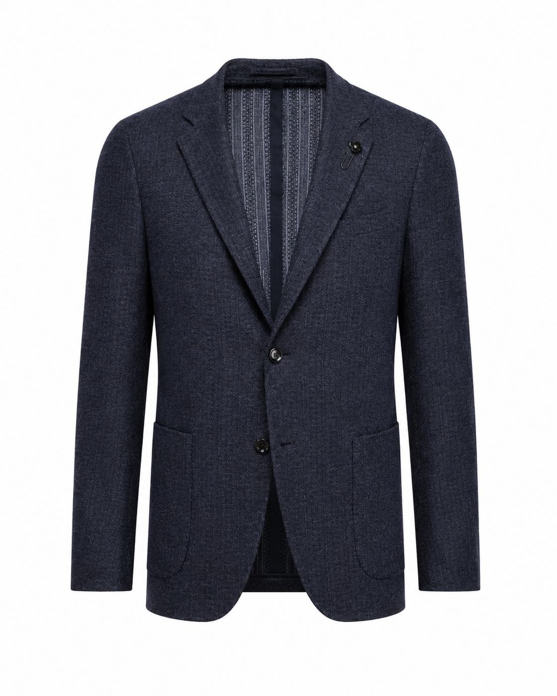 Strickblazer Tencel Baumwolle Slim Fit