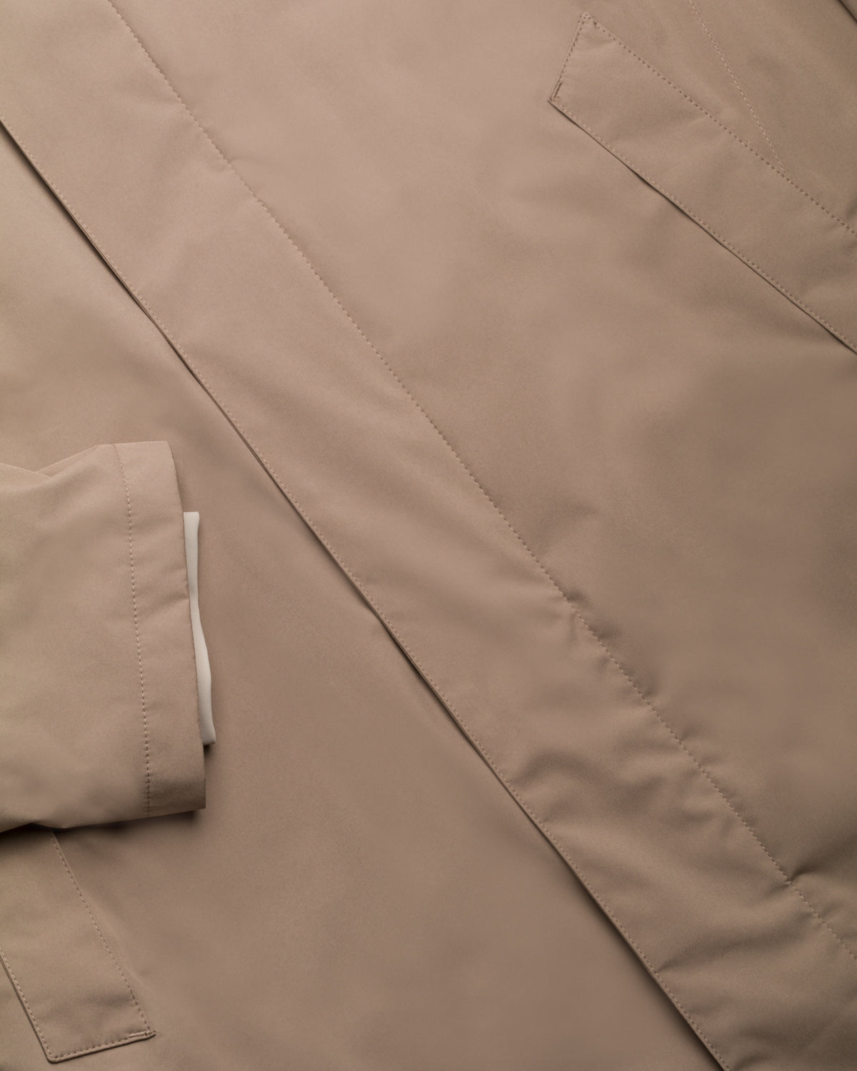 Tech Parka wasserdicht Slim Fit mit Kapuze