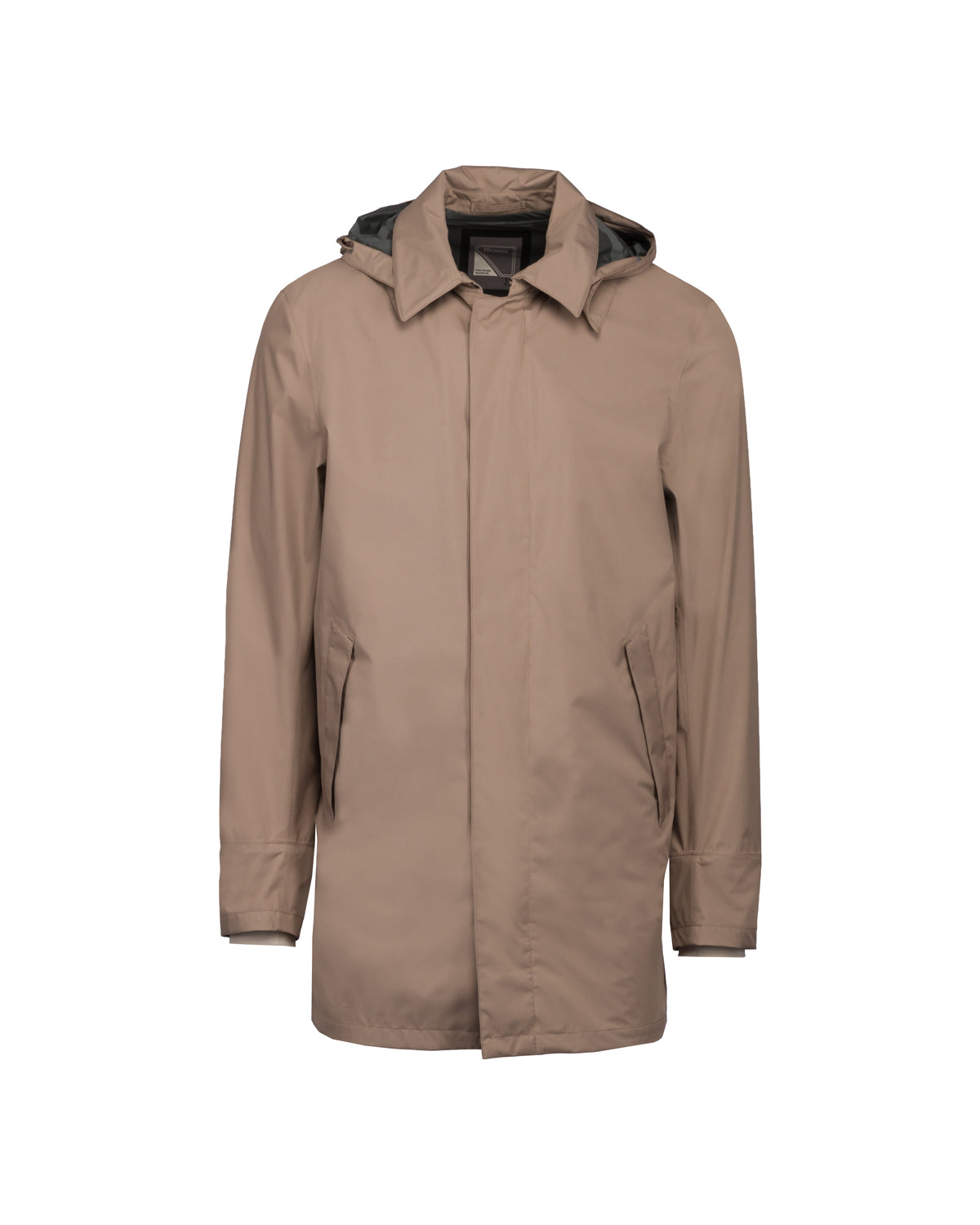 Tech Parka wasserdicht Slim Fit mit Kapuze