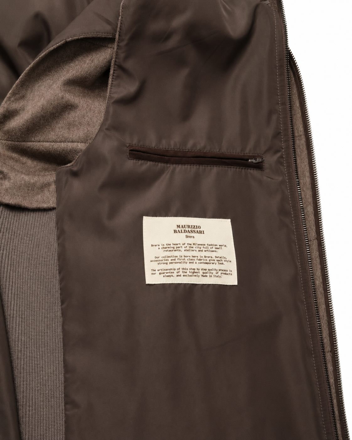 Brown slim-fit cashmere vest