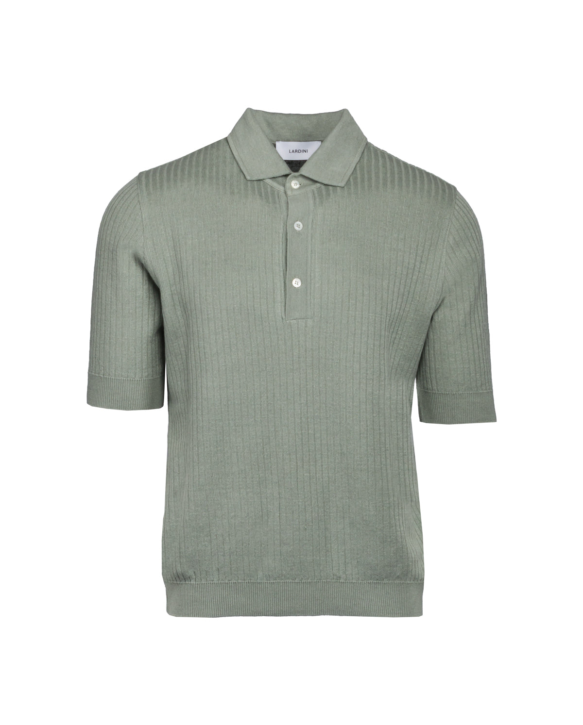 Strickpolo Leinen Baumwolle Slim Fit