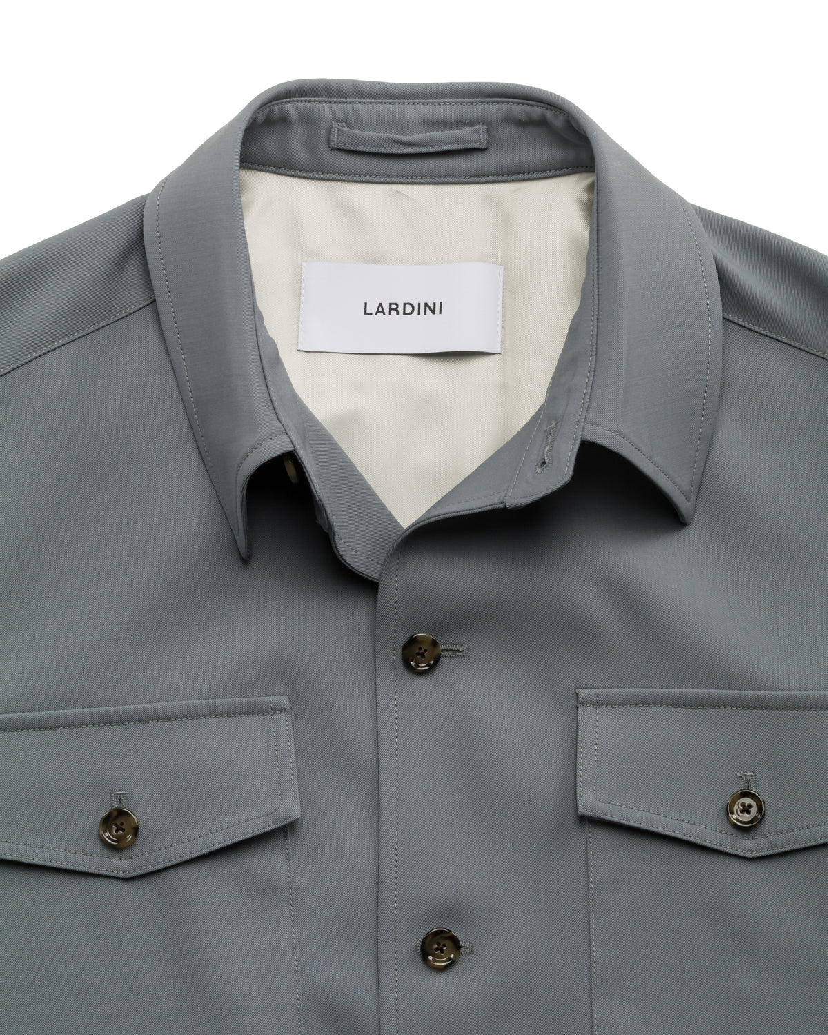 Shirtjacket Wolle Relaxed Fit gefüttert
