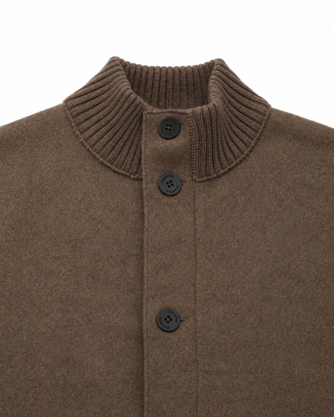 Cashmere jacket in a slim fit in brown