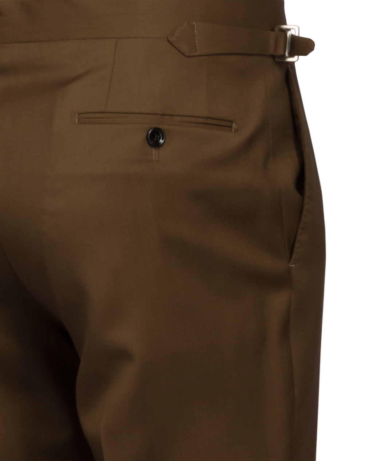 Wollhose Slim Fit mit Seitenspannern