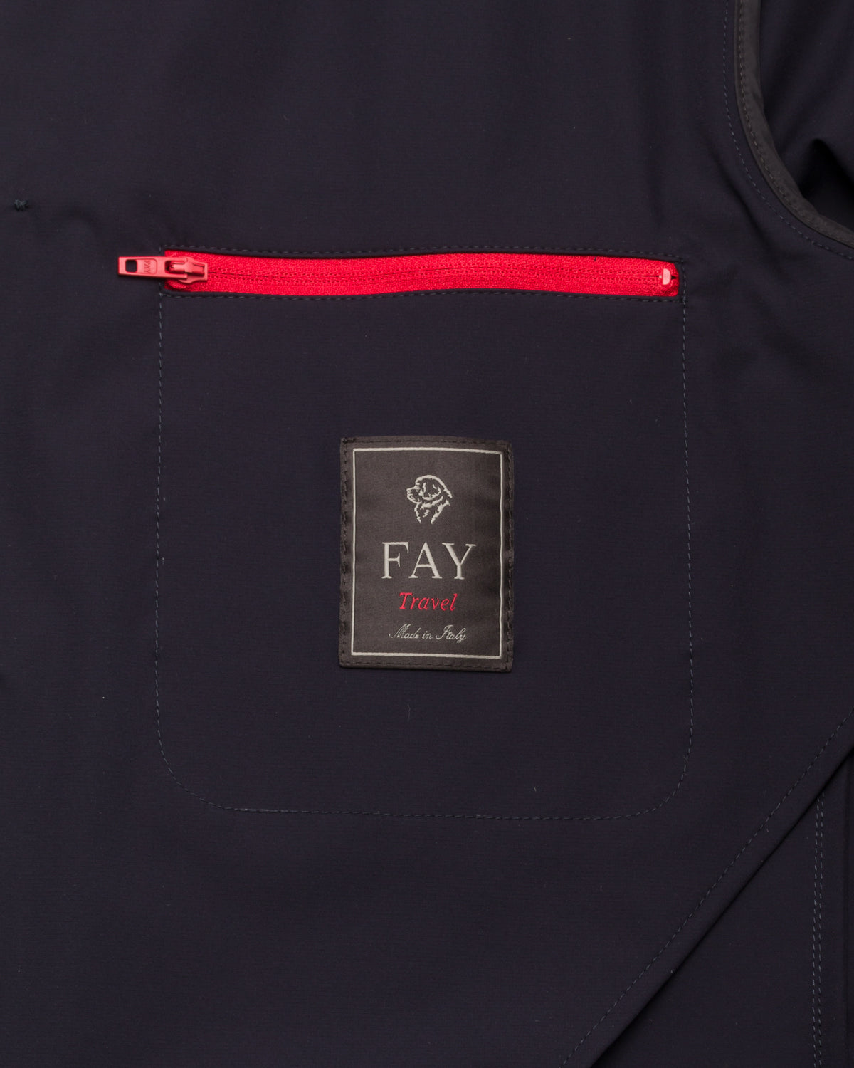 Travel Jacke im Sakko-Stil Slim Fit