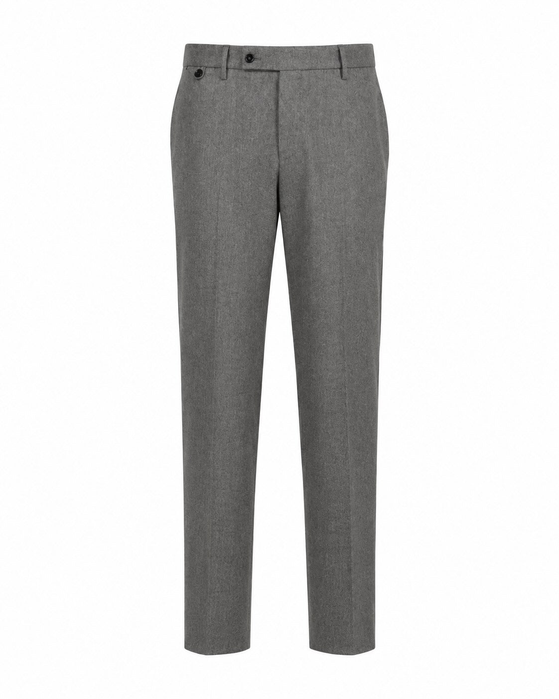 Graue Wollhose mit Kaschmir im Slim Fit