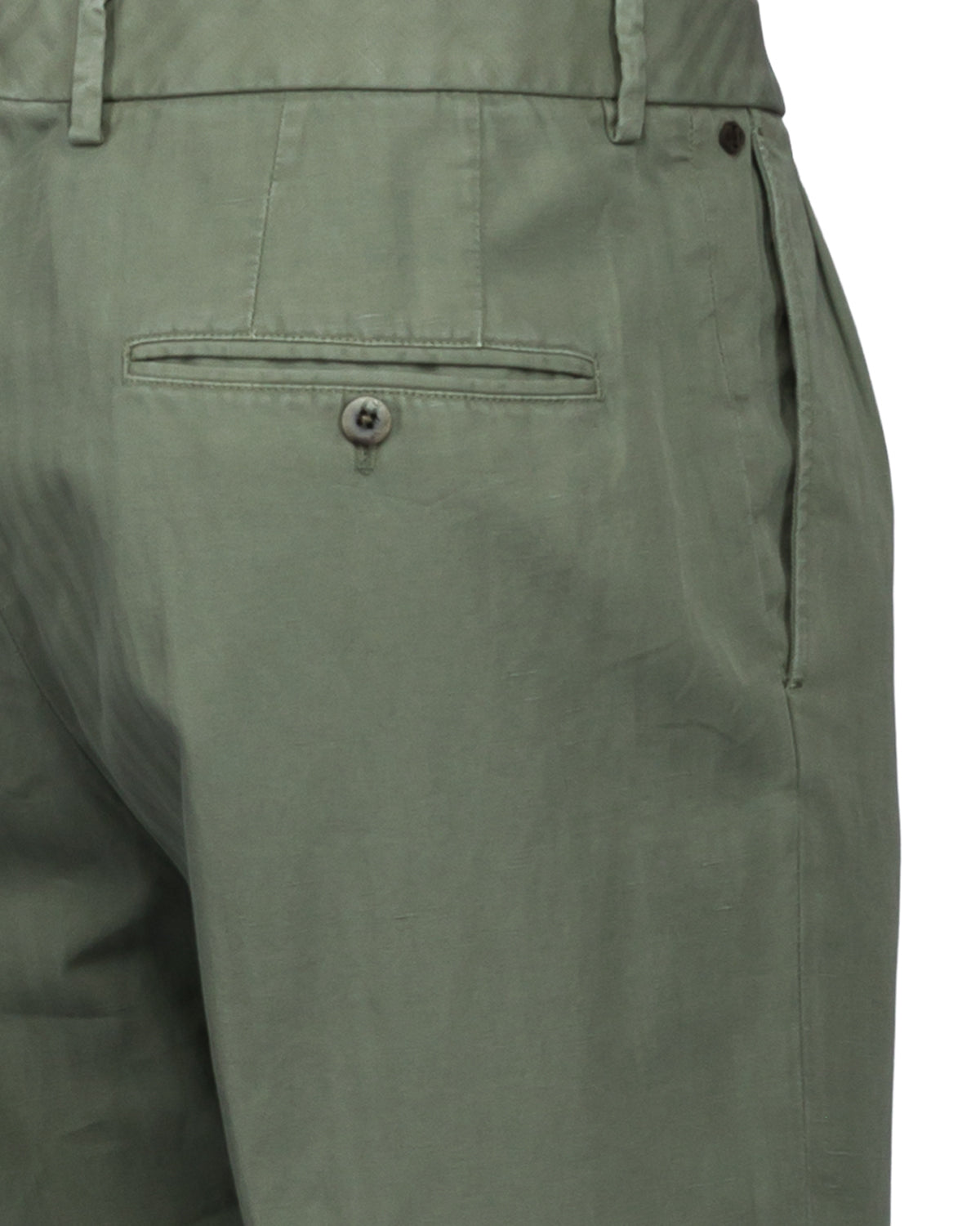 Cropped trousers, cotton linen, herringbone, relaxed slim fit