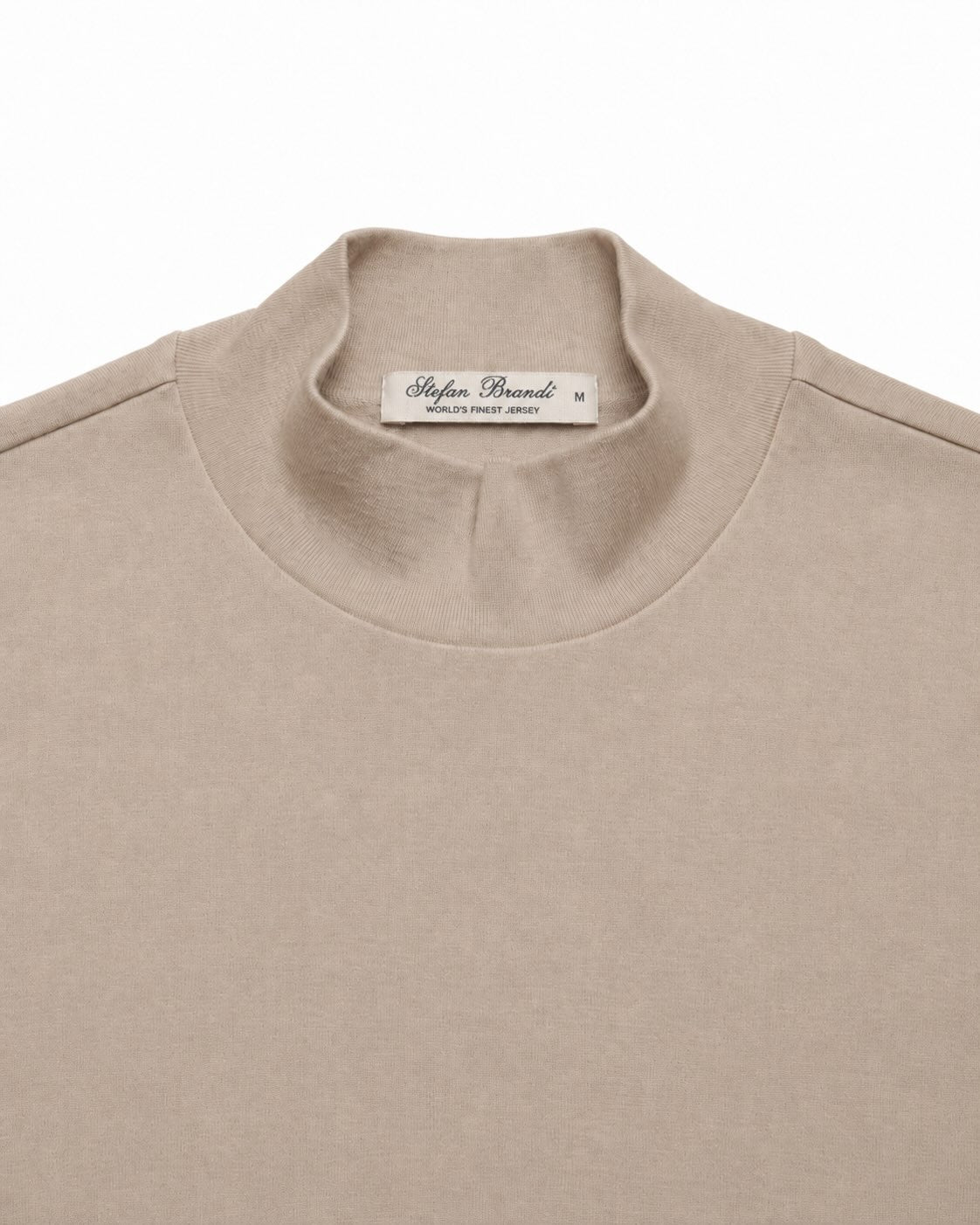 Stehkragen-Longsleeve ELI B aus Baumwolle