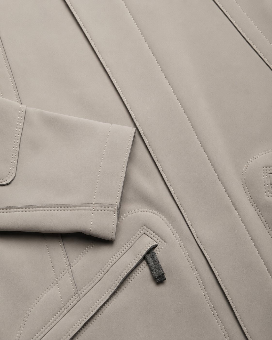 Wetterfester Parka Don in Beige mit Kapuze