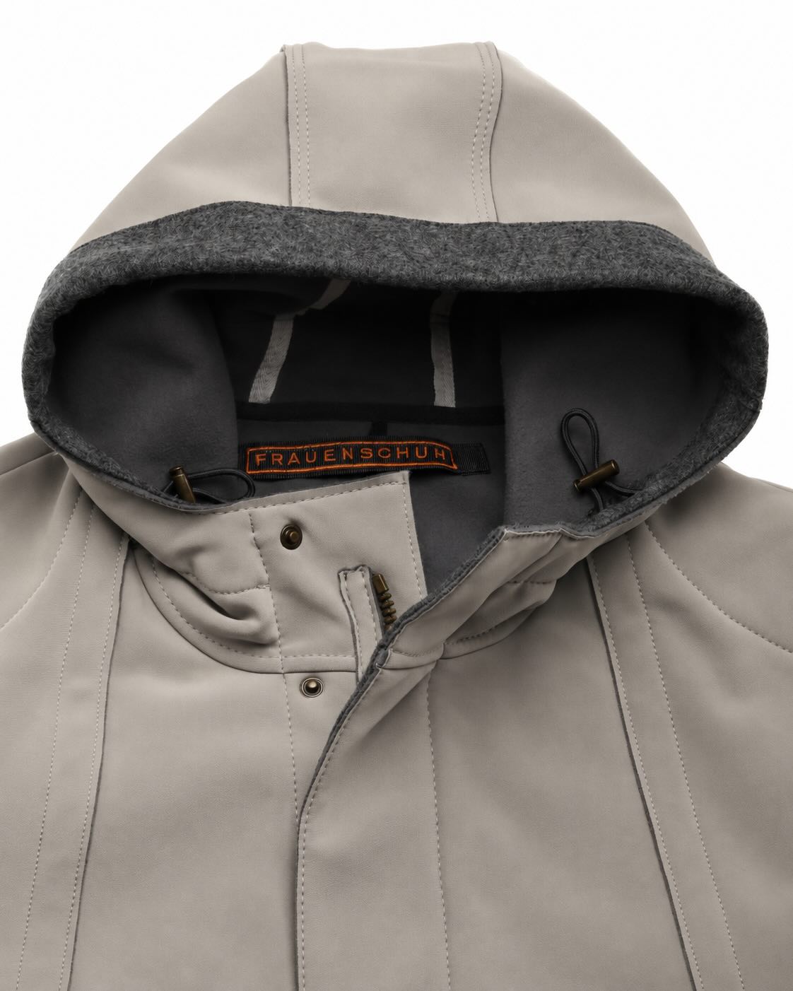 Wetterfester Parka Don in Beige mit Kapuze