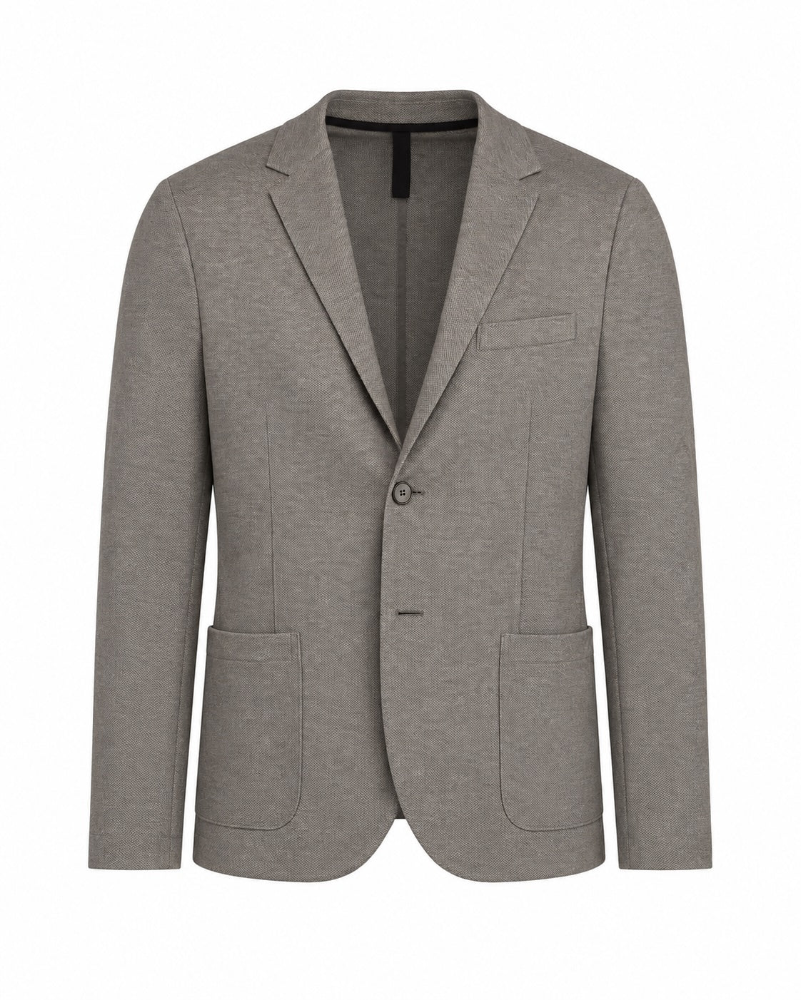 Jersey Sakko Baumwolle Slim Fit ungefüttert