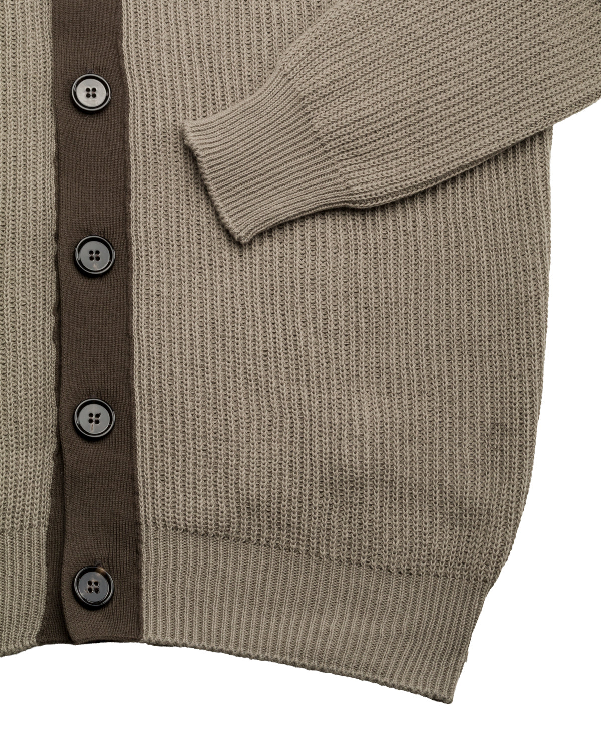 Baumwoll Cardigan Strick Relaxed Slim