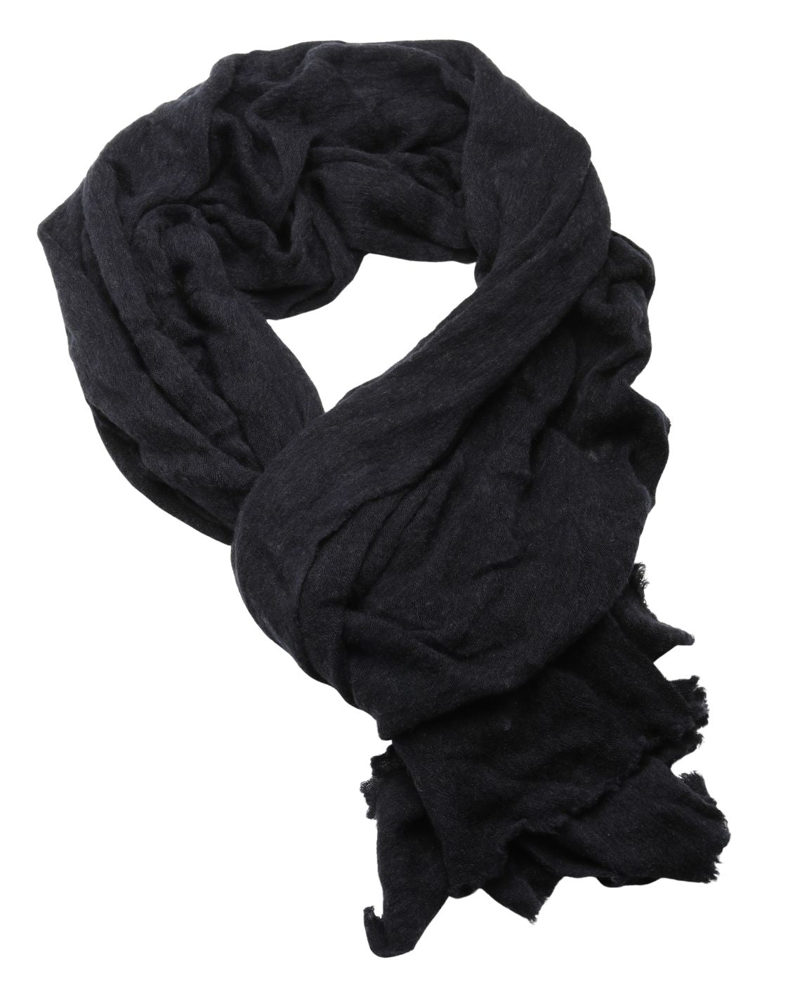 Dark Blue Cashmere Scarf