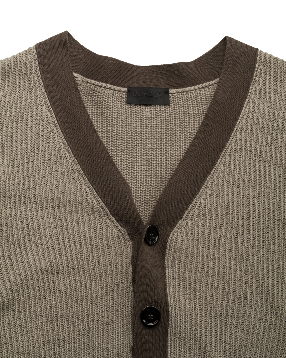 Baumwoll Cardigan Strick Relaxed Slim