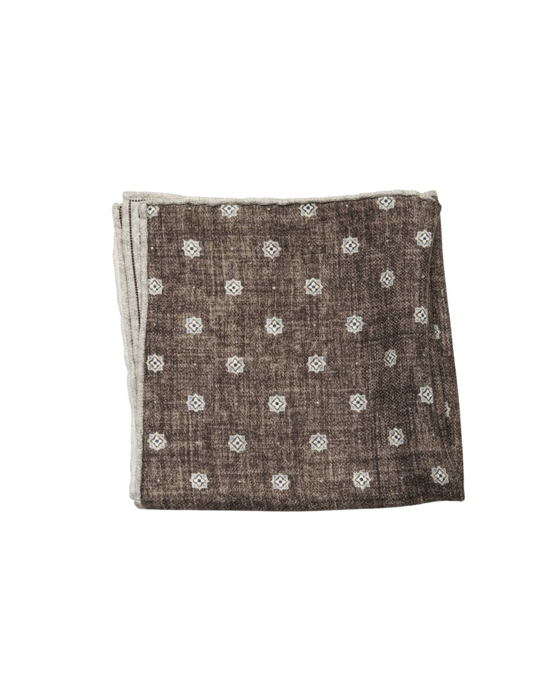 Einstecktuch EASY aus Seide mit geometrischem Muster