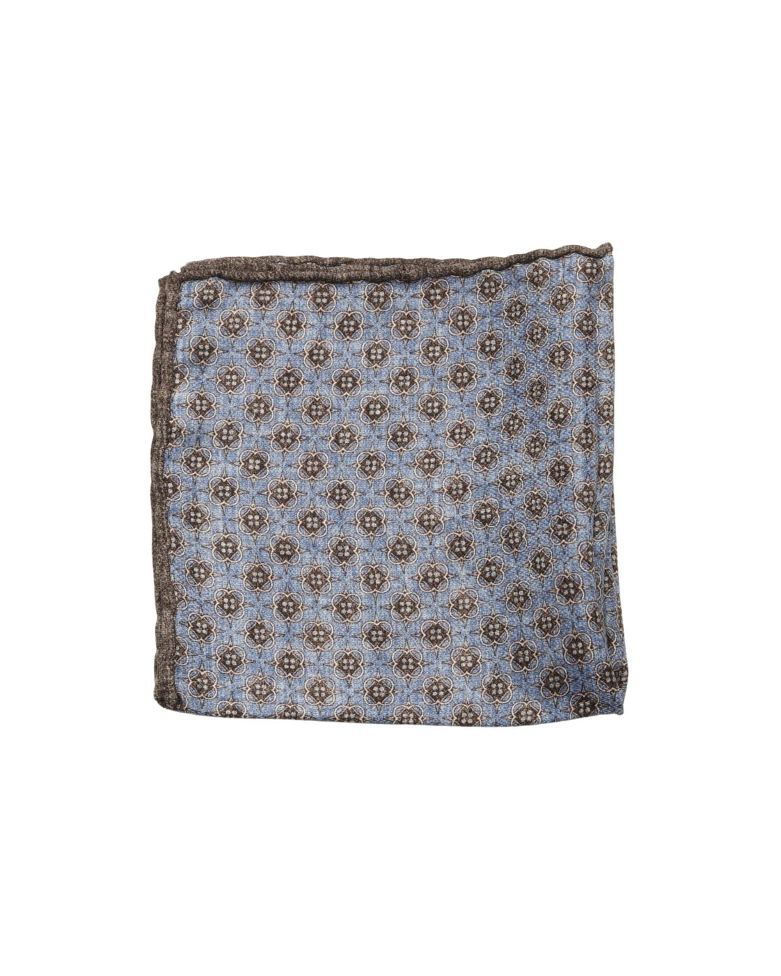 Einstecktuch EASY aus Seide mit geometrischem Ornamentmuster