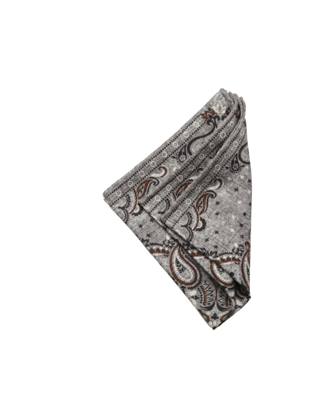 Seideneinstecktuch EASY mit Paisley- und Geometriemuster