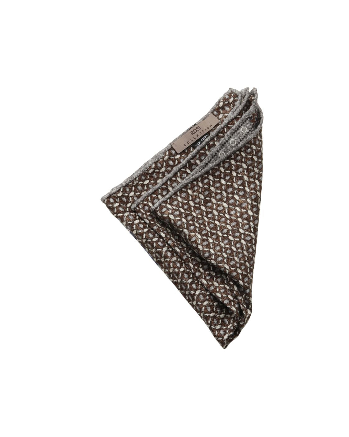 Seideneinstecktuch EASY mit Paisley- und Geometriemuster