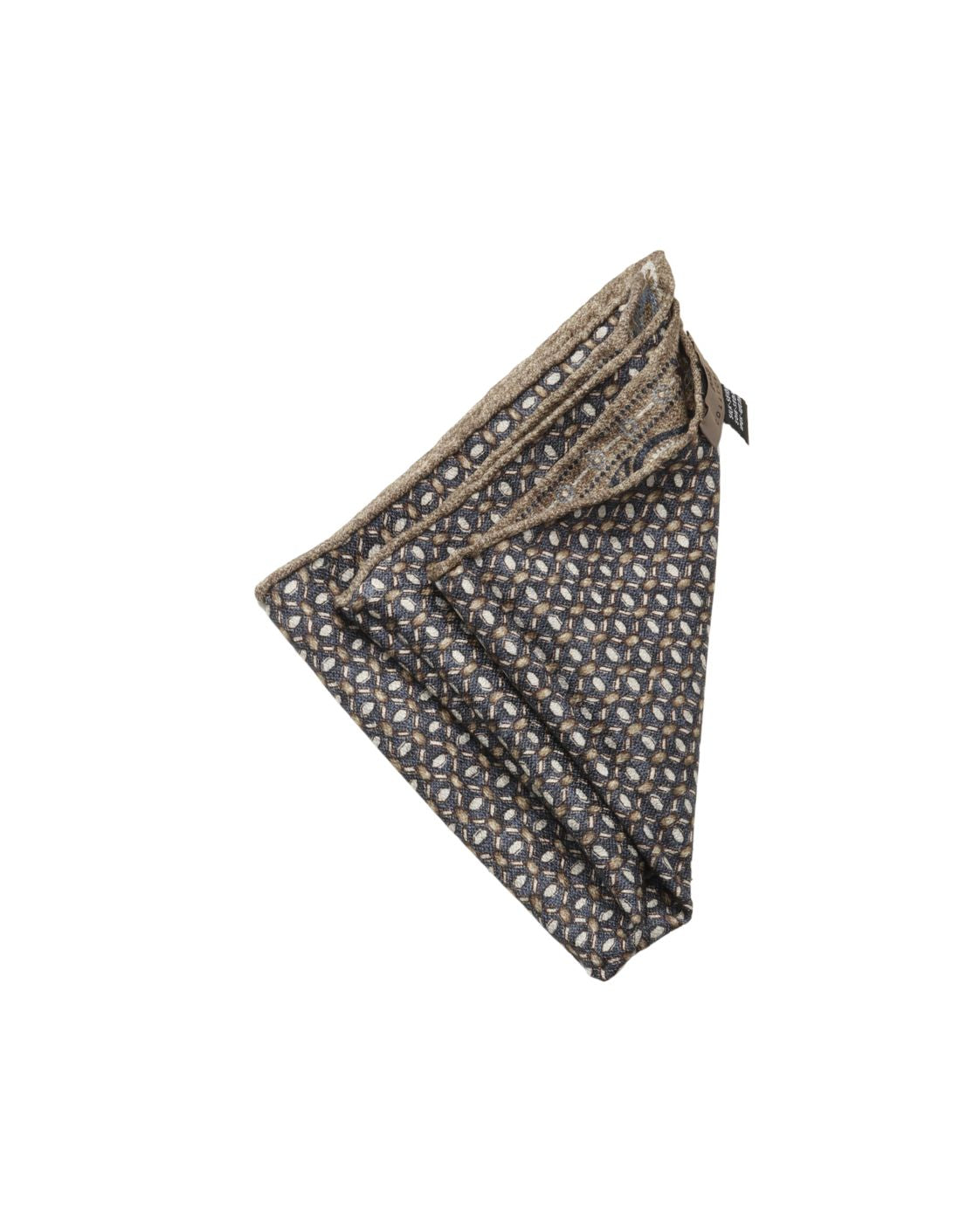 Einstecktuch EASY aus Seide mit Paisley- und Geometriemuster