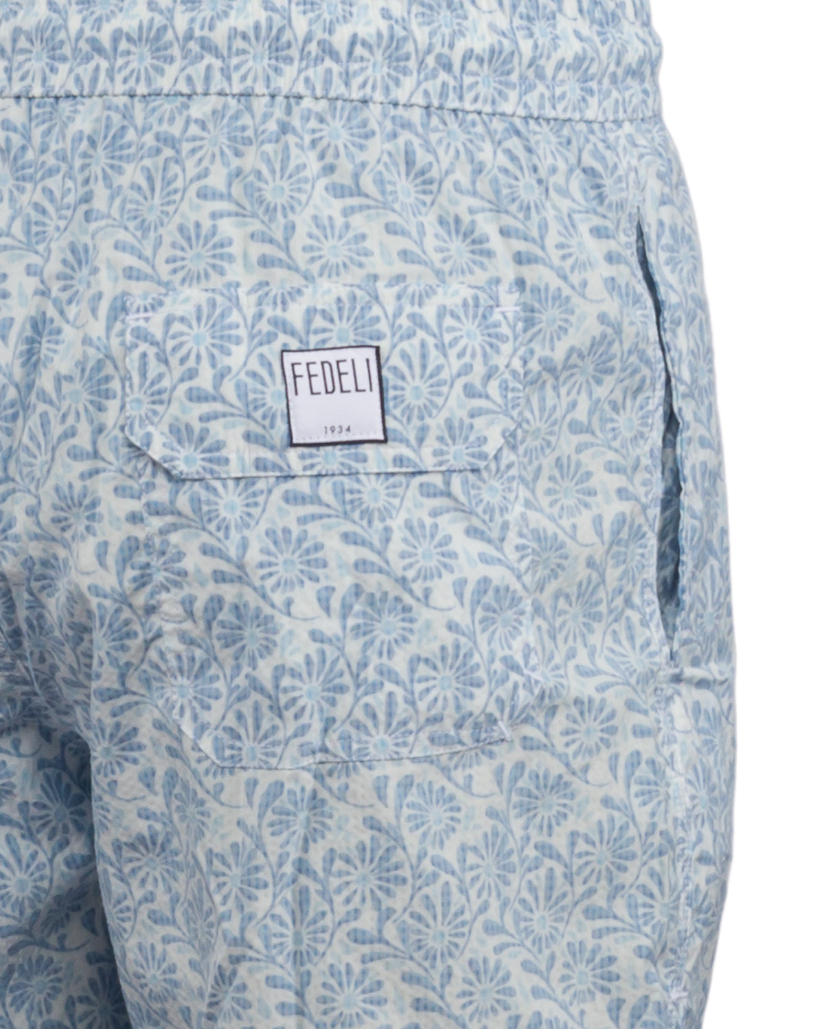 Airstop slim fit swim shorts with all-over print