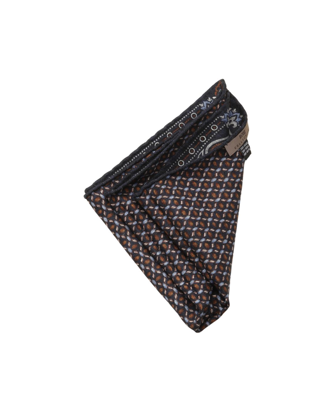 Einstecktuch EASY aus Seide mit Paisley- und Mikromuster