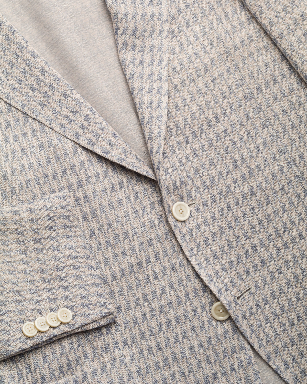 Strickblazer Tencel Baumwolle Slim Fit