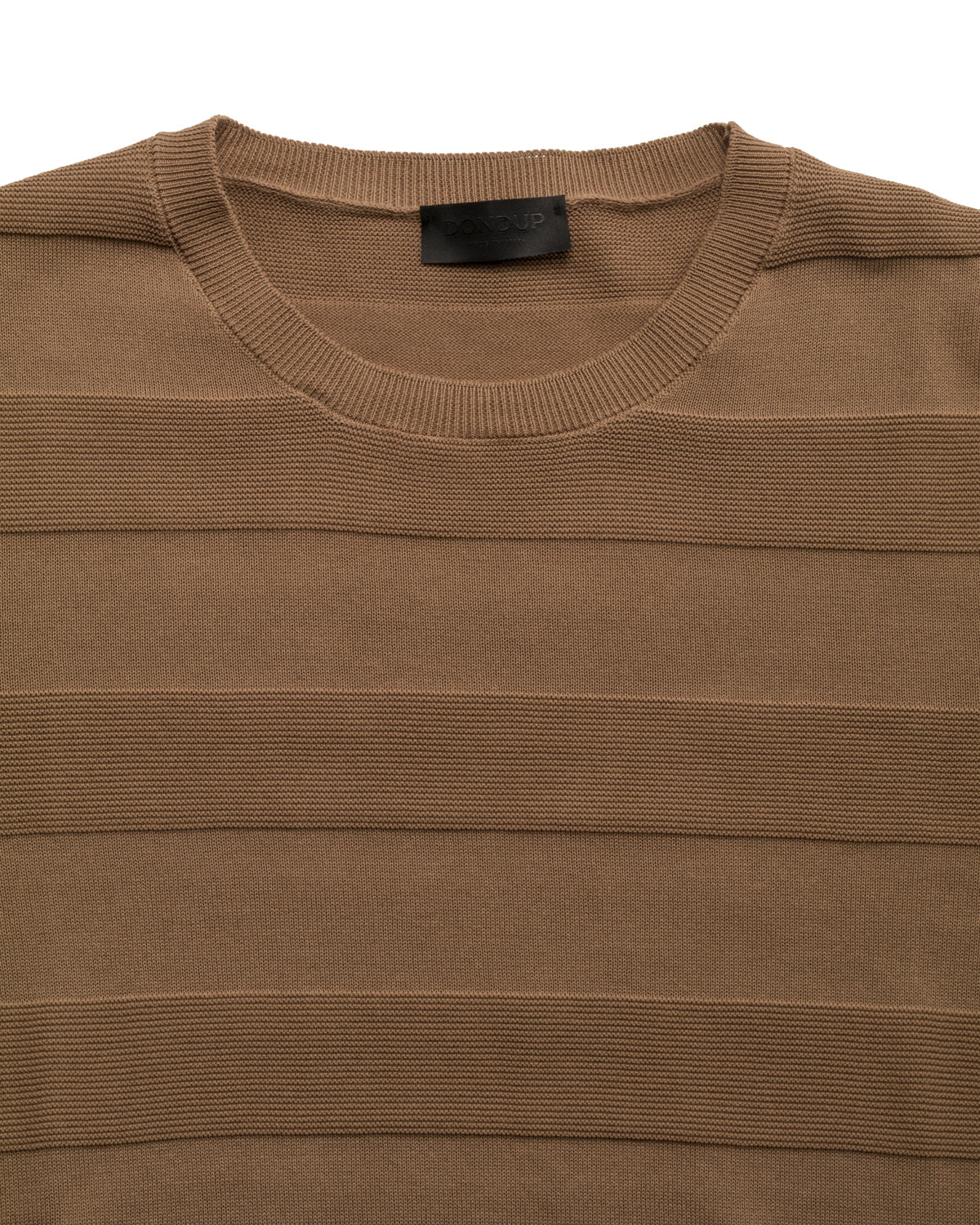 Cotton T-shirt, textured, relaxed fit
