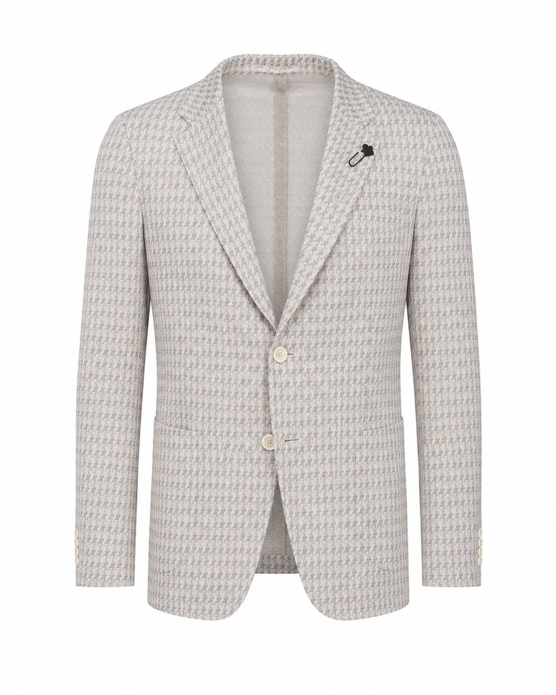 Strickblazer Tencel Baumwolle Slim Fit