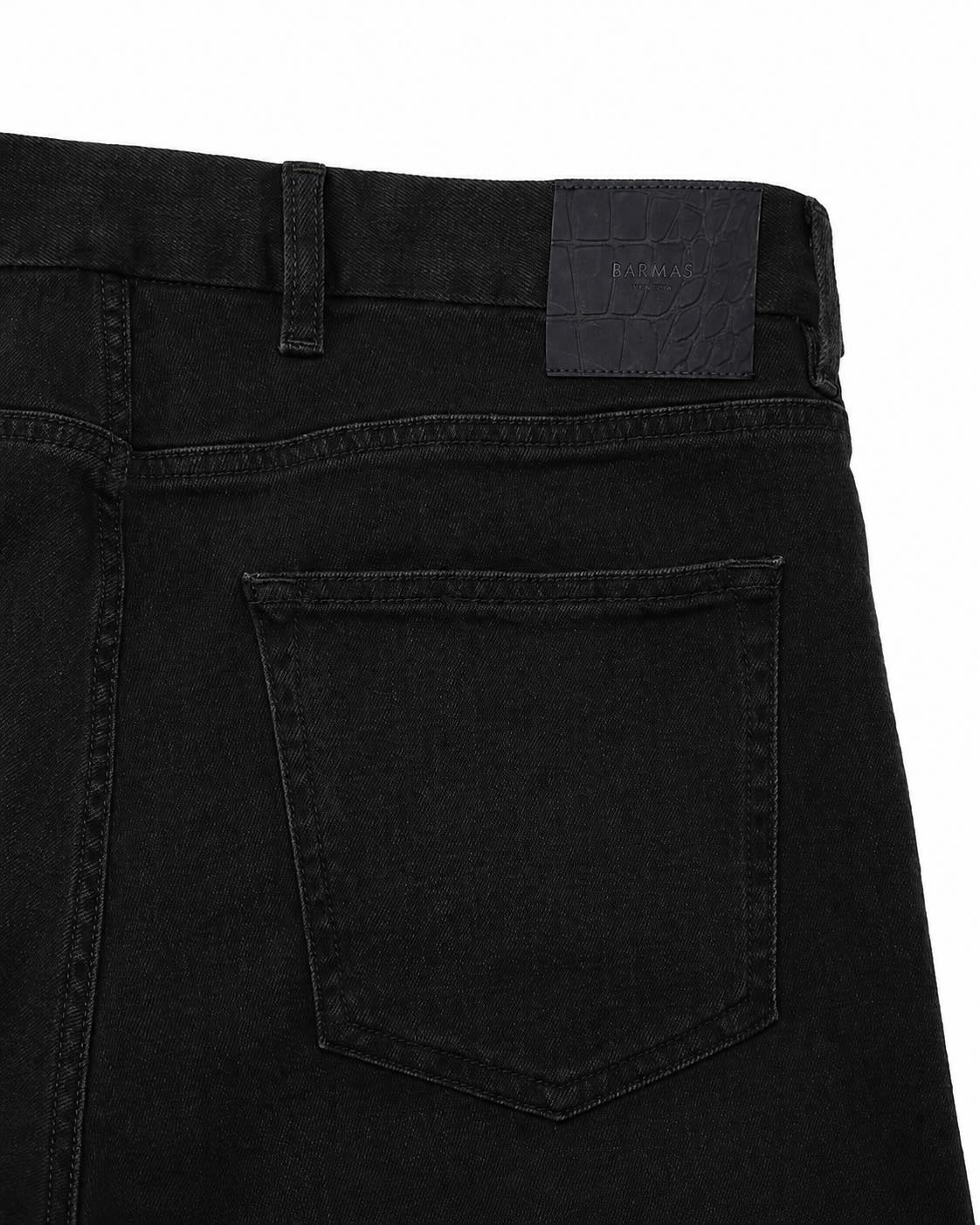 Denver jeans in cotton and cashmere in dark blue