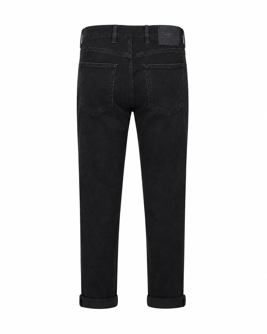 Denver jeans in cotton and cashmere in dark blue