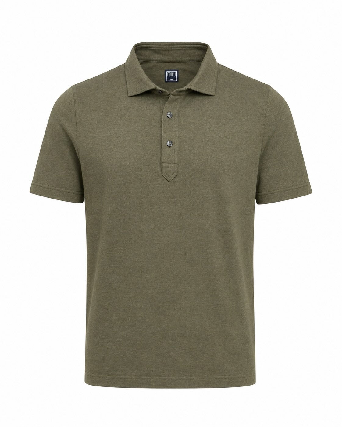 Cotton jersey polo shirt, slim fit, with a silky feel