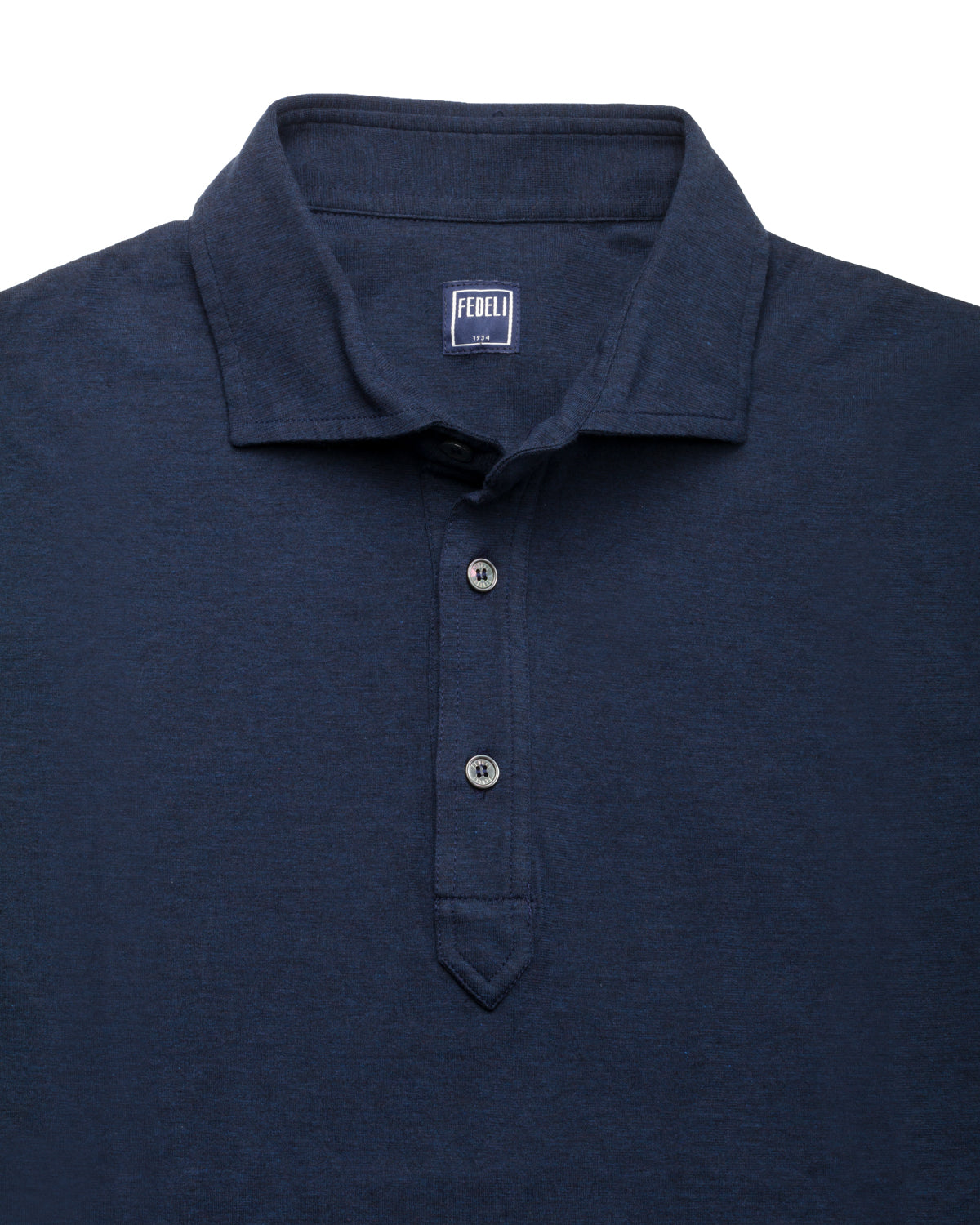 Cotton jersey polo shirt, slim fit, with a silky feel