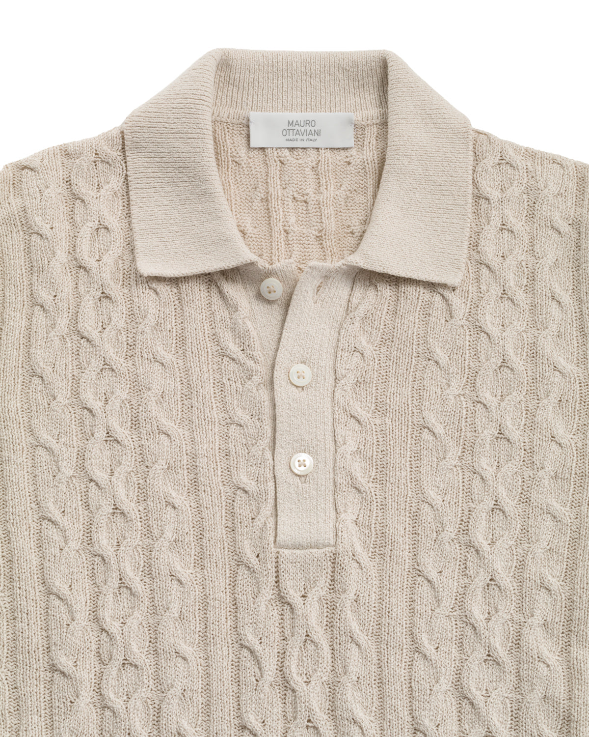 Baumwolle Kaschmir Strickpolo Slim Fit