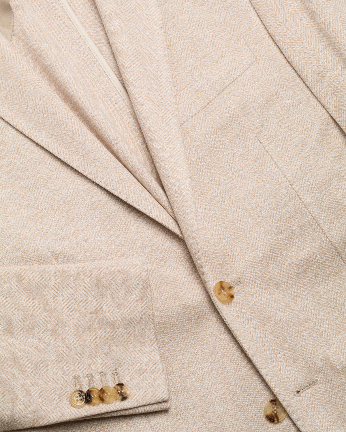 Summer blazer linen silk cotton slim fit
