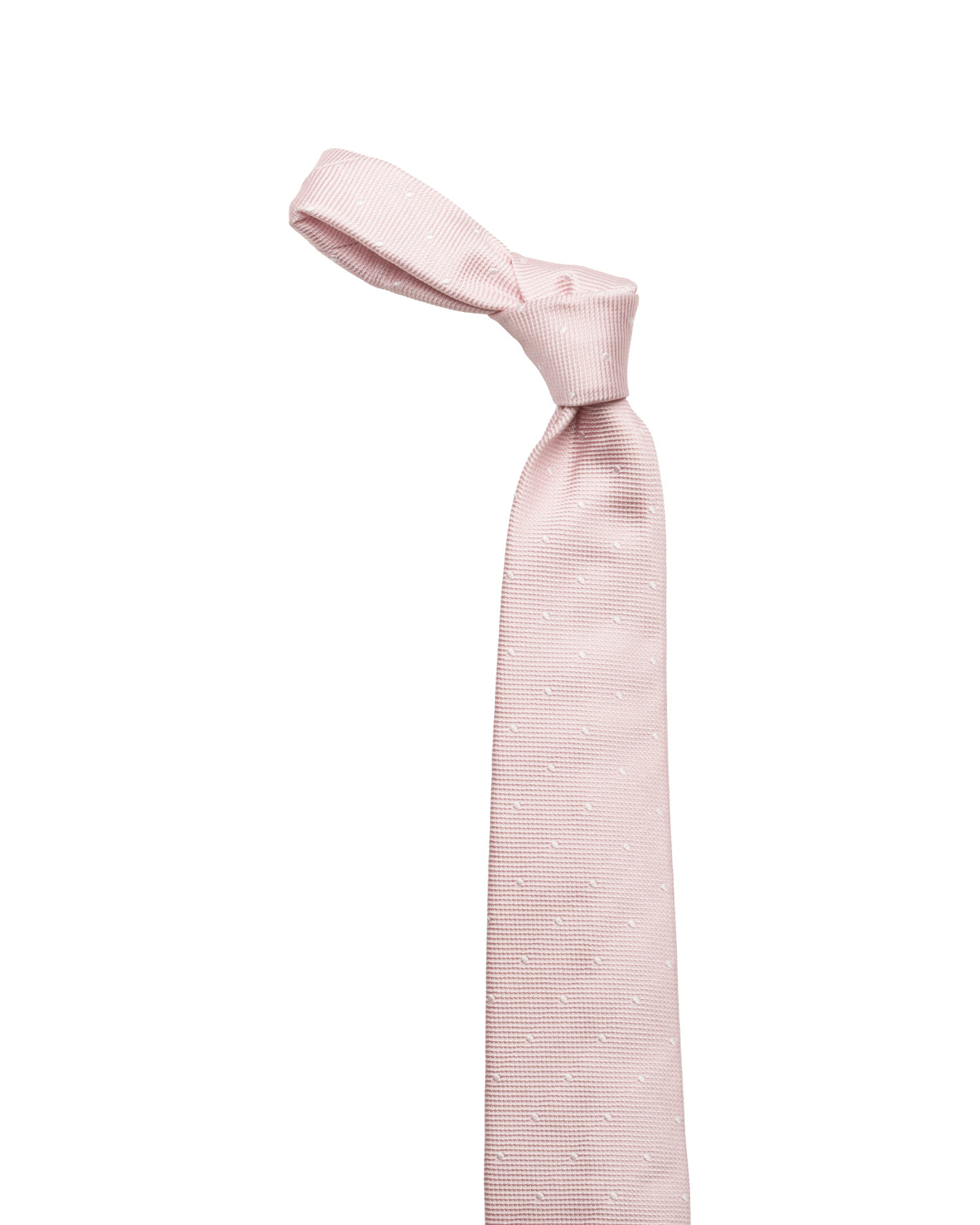 Seidenkrawatte fein gemustert Rosa