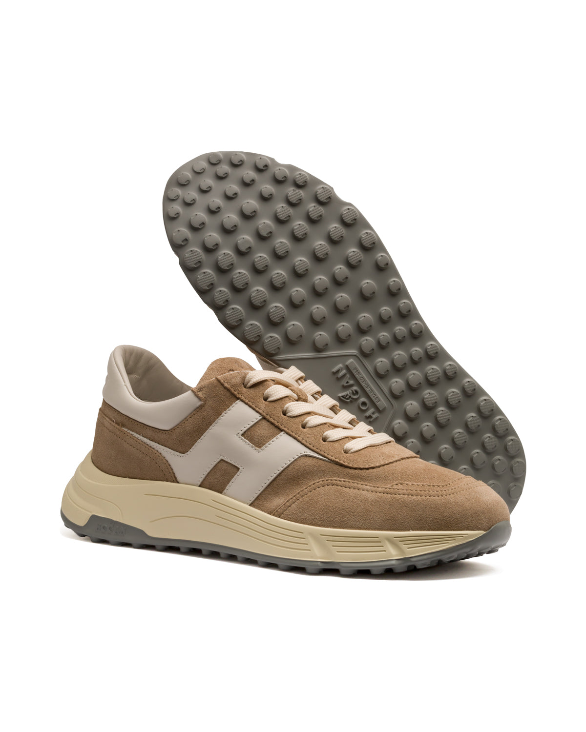 Low Top Sneaker Veloursleder mit Memory Foam