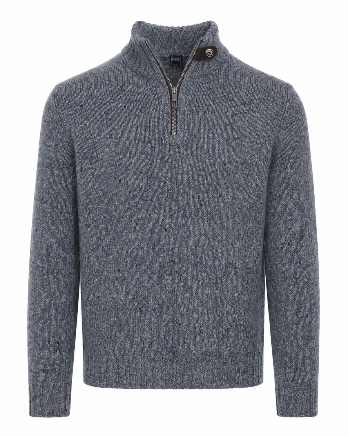 Knitted Troyer CORK made from wool and cashmere