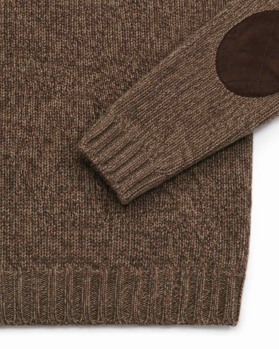 Strick-Troyer CORK aus Wolle und Kaschmir